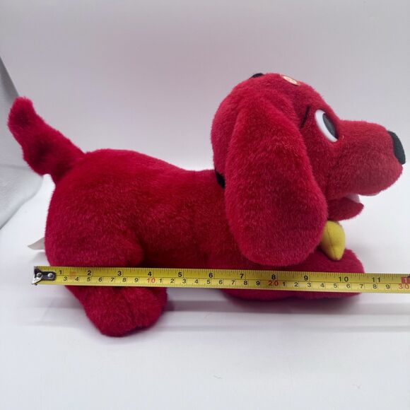 Vintage Clifford the Big Red Dog Barking Panting Plush Stuffed Animal WORKS - Picture 9 of 11